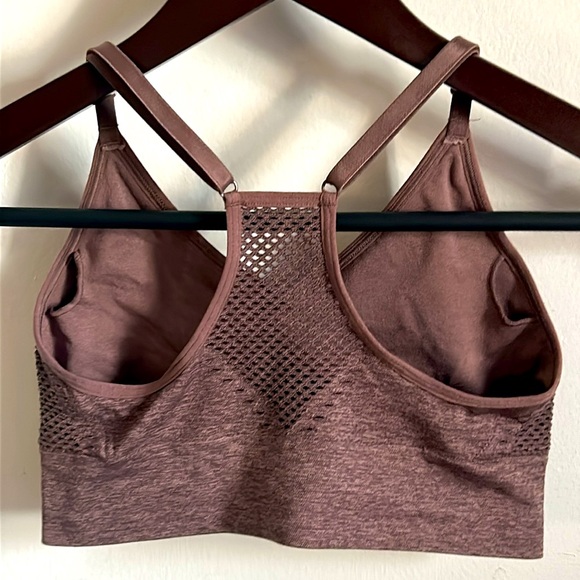 VS PINK SEAMLESS LIGHTLY LINED ATHLETIC SPORTS WORKOUT BRA - Picture 4 of 12